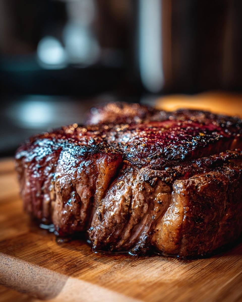 A perfectly cooked steak, one of the 10 Fathers Day cheap dinner ideas that impress Dad.