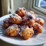 Blueberry Fritter Bites - Tasty