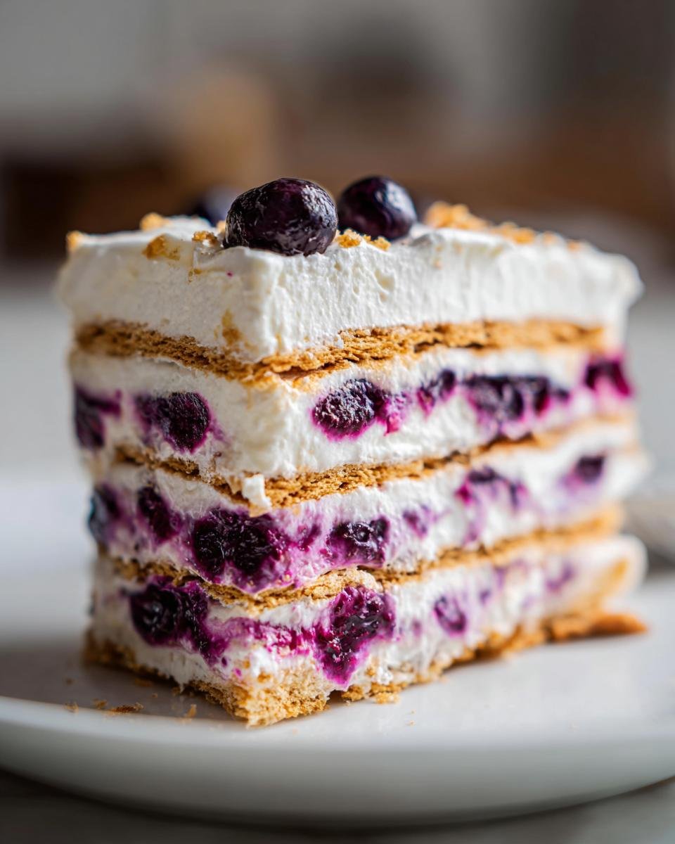 Lemon Blueberry Icebox Cake - Other 3