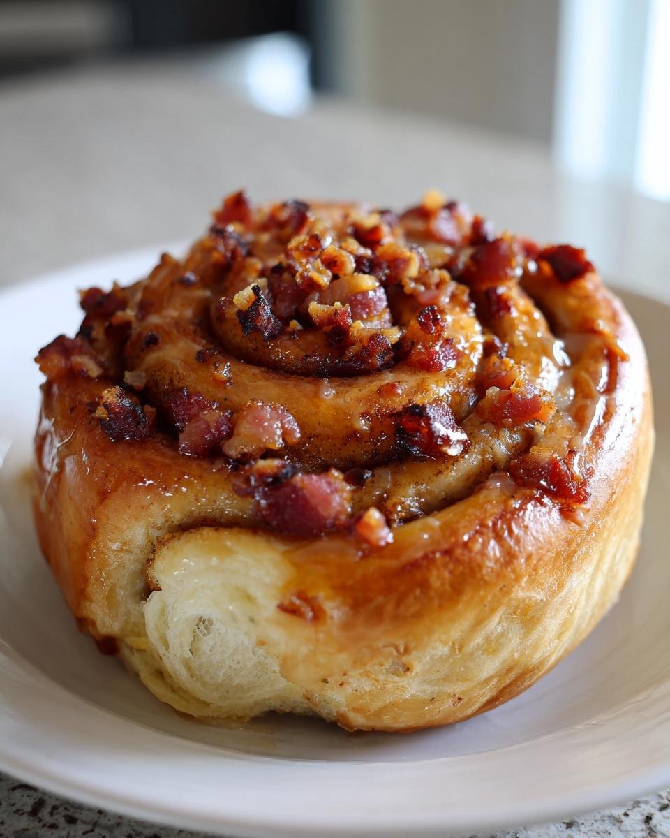 Maple Bacon Cinnamon Rolls - Other 4